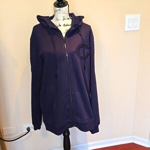 NWT Chicago Bears Pro Standard Triple Tonal Full zip Hoodie XL Navy